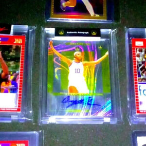 Angel Reese 2022 Superglow 1st Ever True 1/1 Gold Vinyl Wave SuperFractor Auto